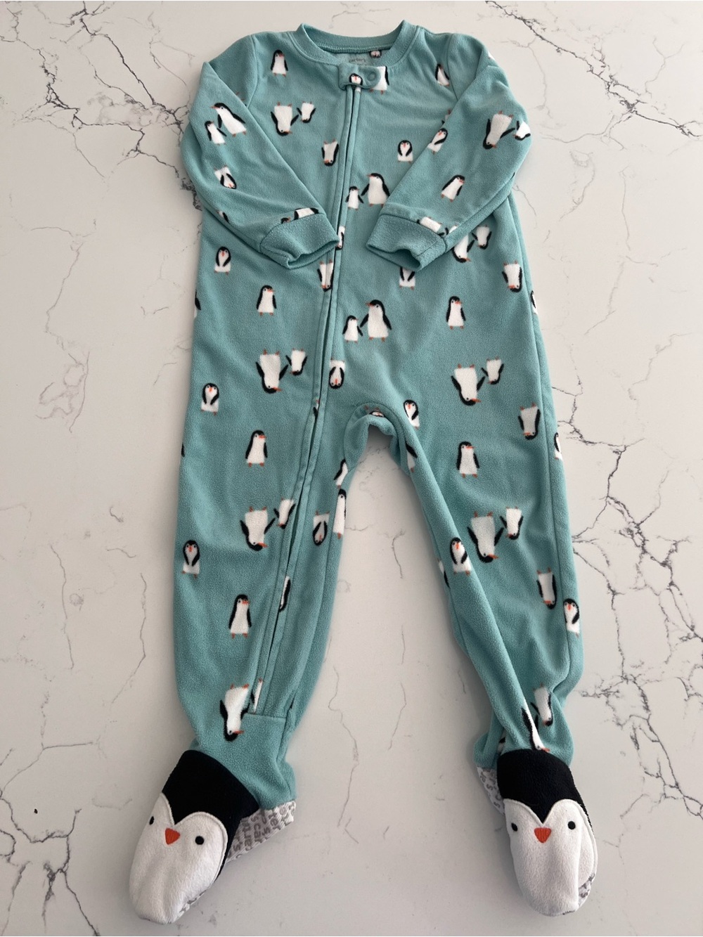 Carter’s Fleece Footed Pajamas Penguins